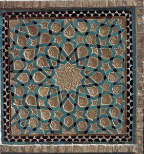 Arte islamica: vista di un pannello interno di Jameh da Unbekannt
