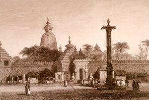 Tempio di Jaganath, Orissa, India da Unbekannter Künstler