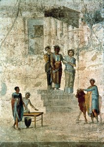 Giasone e Pelia, dalla Casa di Giasone, o degli Amori Fatali, Pompei da Unbekannter Künstler