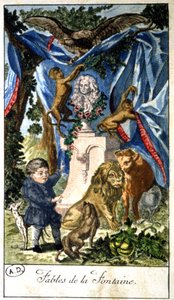 Le favole di Jean de Lafontaine da Unbekannter Künstler