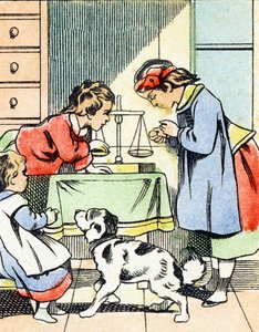 Gioco: La piccola mercante - Alfabeto - Divertimenti per bambini - Immagini d