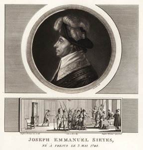 Joseph Emmanuel Sieyès, politico e teorico francese da Unbekannt