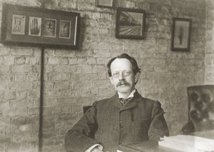 Joseph John Thomson, fisico inglese, c 1900