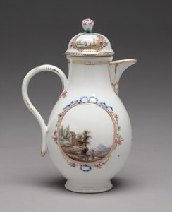 Brocca con coperchio, prodotta dalla Manifattura di porcellana di Meissen, 1774-1814 da Unbekannt