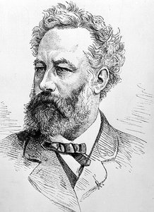 Jules Verne (incisione) da Unbekannter Künstler