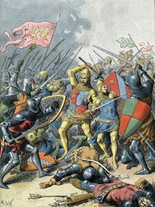 Re Giovanni II il Buono alla Battaglia di Poitiers (1356) da Unbekannter Künstler