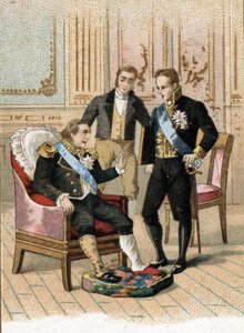 Re di Francia Luigi XVIII (1755-1824) molto malato dice 