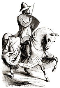 Cavaliere in armatura da guerra