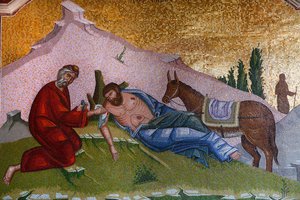 Monastero di Kykkos, Cipro: Mosaico del Buon Samaritano da Unbekannt
