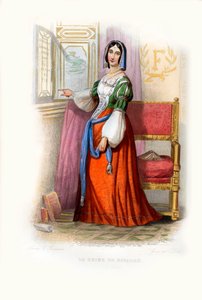 La Regina di Navarra da Unbekannter Künstler