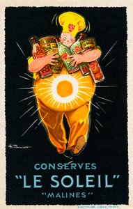 Le Soleil Malines Conserves - pubblicità da Unbekannter Künstler