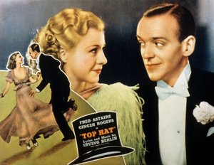 Cappello a cilindro di Mark Sandrich con Ginger Rogers, Fred Astaire