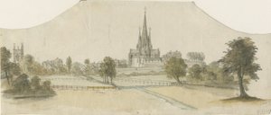 Cattedrale di Lichfield - Vista est da Unbekannt