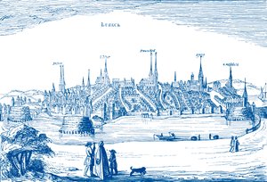 Lubecca e il suo porto da Unbekannter Künstler