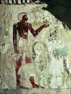 Luxor Tebe: necropoli dei nobili, portatore di offerte (XVIII dinastia) da Leopold Blonder
