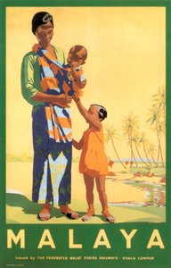 Malaya, dalle Ferrovie degli Stati Federati della Malesia da Unbekannter Künstler