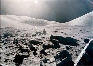 Volo spaziale con equipaggio, USA, Apollo 15 vista panoramica della superficie lunare, Apollo 15 da Unbekannt