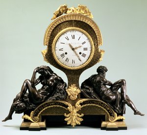 Orologio da camino con figure di Giorno e Notte, di Jean Andre Lepaute, Parigi