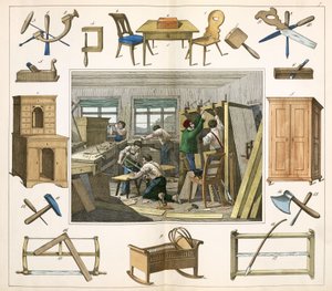 Fabbricazione, Mobili Il falegname da Unbekannt