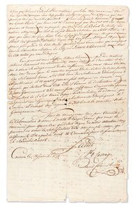 Lettera manoscritta firmata 