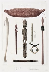 Manufatti Maori, Nuova Zelanda