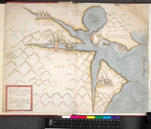 Mappa di La Coruna, c. 1589 da Unbekannter Künstler
