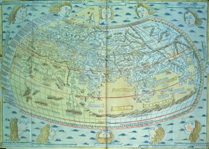 Mappa del mondo da Unbekannter Künstler