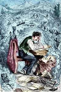 Mark Twain scrive 