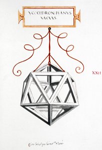 Disegni matematici Icosaedro di Da Vinci da Unbekannt