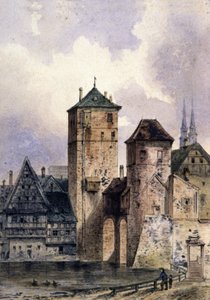 Città medievale sul Reno, c.1850-1900