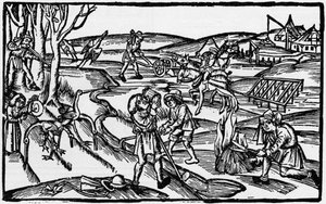 Vita di campagna medievale da un