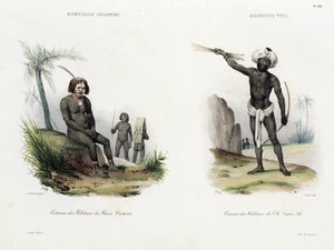 Uomini della Nuova Irlanda e delle Figi da Unbekannt