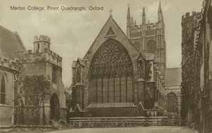 Merton College, Oxford da Unbekannter Künstler