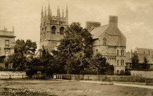 Merton College, Oxford da Unbekannter Künstler