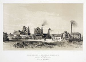 Estrazione mineraria, carbone De la Cossette Coalmining Company, Belgio