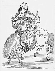 Arciere mongolo a cavallo