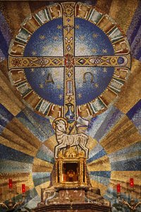 Mosaico nella basilica di Gesù di Medinaceli Madrid Spagna