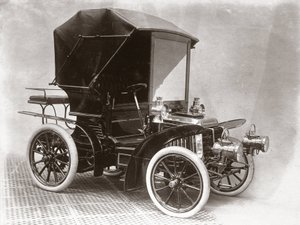 Automobile sullo stand di C S Rolls & Co, Agricultural Hall, Londra da Unbekannt
