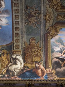 Figure mitologiche. Decorazione dipinta di François Perrier da Unbekannt