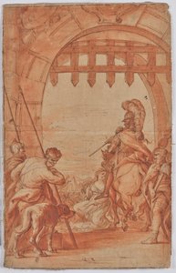 Scena mitologica () da Unbekannter Künstler