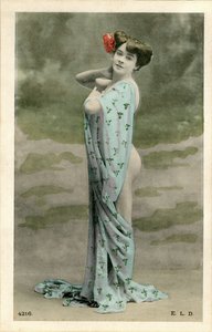 Donna nuda, c. primi 1900 (cartolina)