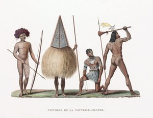 Nativi della Nuova Irlanda (ora Papua Nuova Guinea) da Unbekannt
