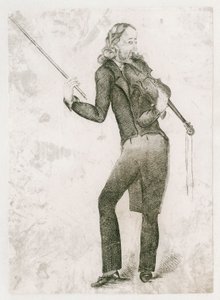 Niccolò Paganini - caricatura