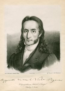 Niccolò Paganini - ritratto da Unbekannt