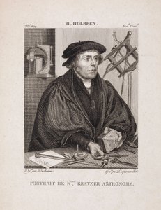 Nicholas Kratzer, astronomo tedesco, c. 1528 da Unbekannt