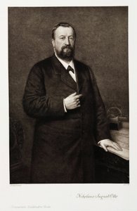 Nikolaus August Otto, ingegnere tedesco, c 1870 da Unbekannt