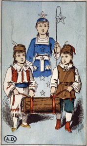 Il corvo di Noel, fine XIX secolo (illustrazione)
