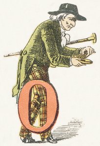 O - Ottuagenario - Alfabeto Infantile, Edizioni Gordinne 1920
