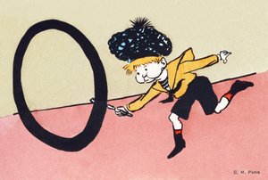 O come cerchio a forma di O - Alfabeto per bambini