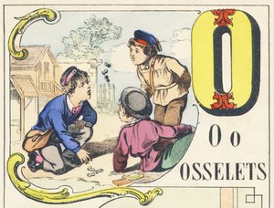 O : osselets - Alfabeto dei giochi da Unbekannt